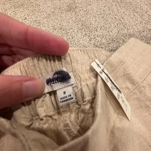 Madewell Straight Leg Crop Pants - Picture 8 of 8